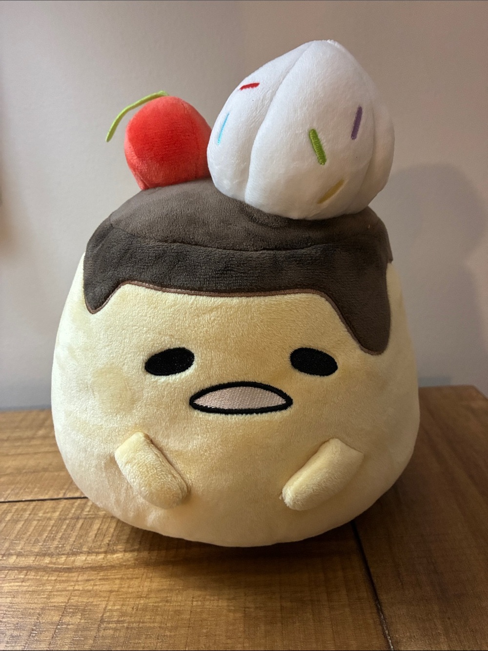 Sanrio Gudetama Ice Cream Sundae Dessert Plush